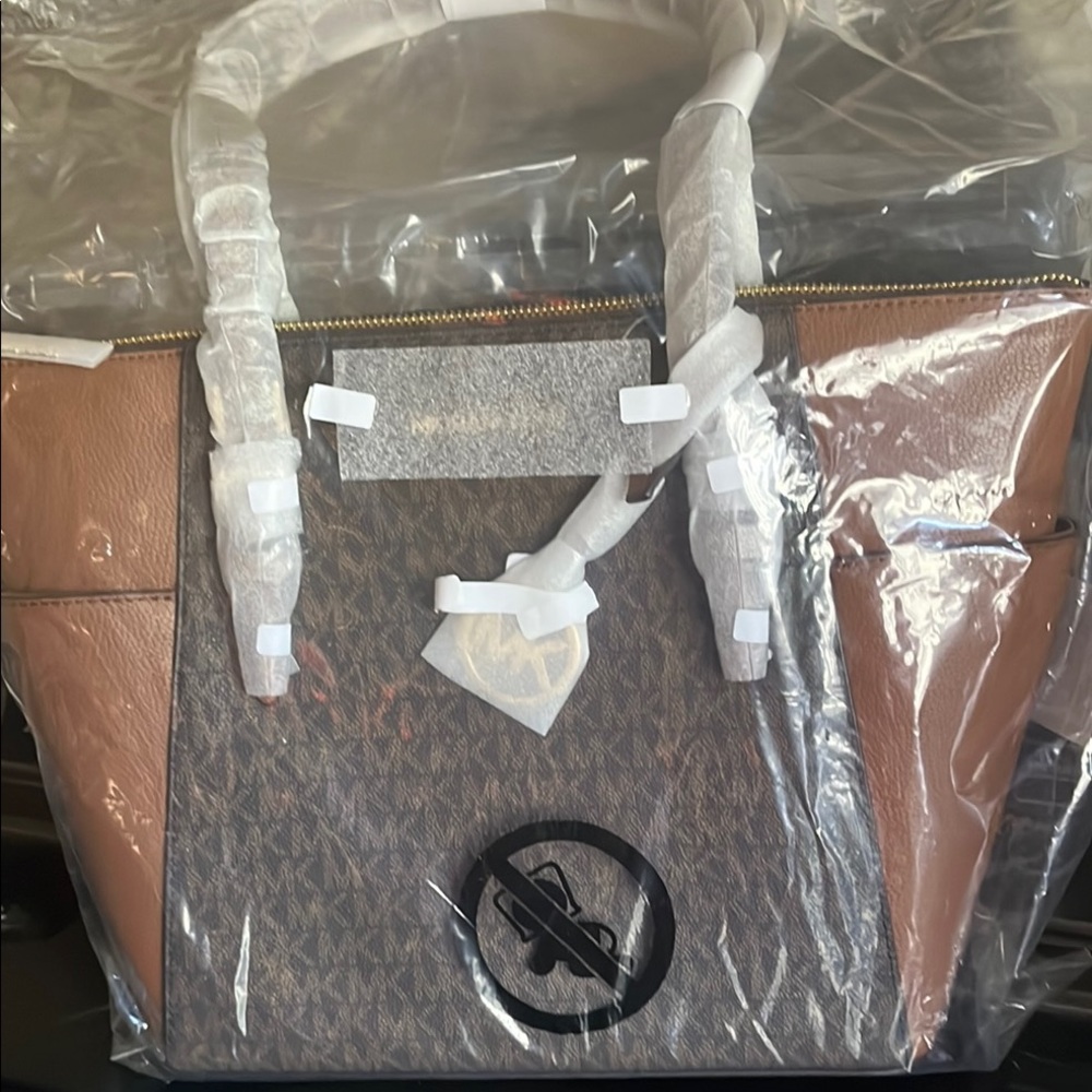 Michael Kors Brown Signature Tote